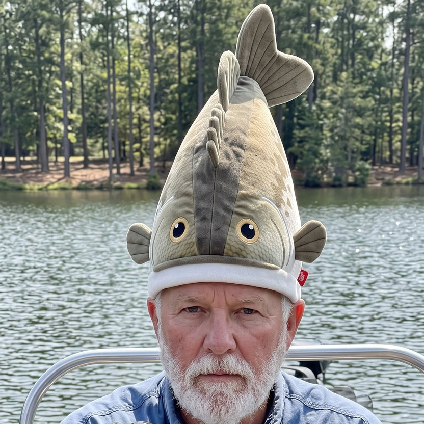 Hawg Hat – Plush Bass Hat With a Flapping Tail | Fishing Gift – HawgHat